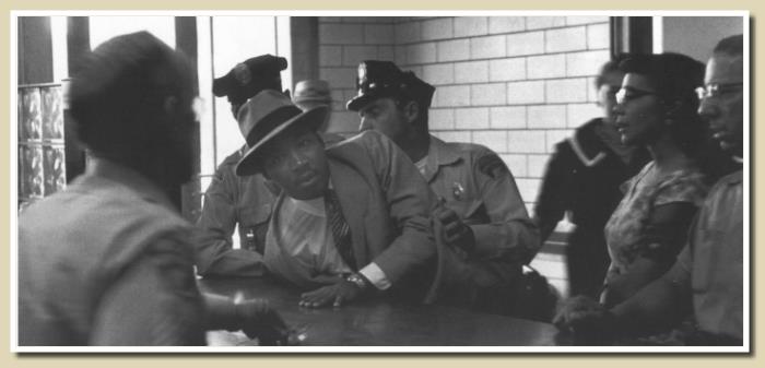 arrestation de Martin-Luther-King